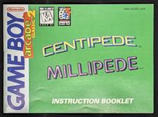 Gameboy Centipede Millipede Instructions Only