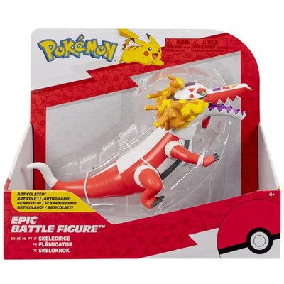 Jazwares Pokemon Skeledirge Epic Battle Figur - 12 Zoll Articulated Epic