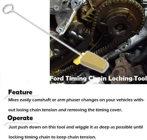 Engines Repair Tools Crankshaft Positioning Tool For Ford 4.6L/5.4L/6.8L 3V 1F - Foto 5 di 9