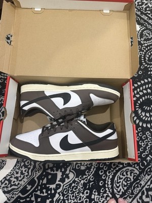 Nike Dunk Low Brown White Black Colorblock Low Top Men's Sneaker New w/ Box