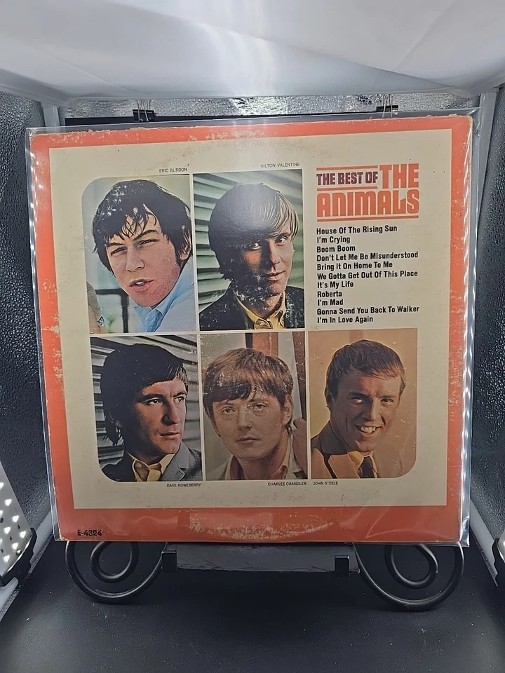 THE ANIMALS THE BEST OF THE ANIMALS LP 1966 MONO Compilation VG/VG - Image 2 of 4