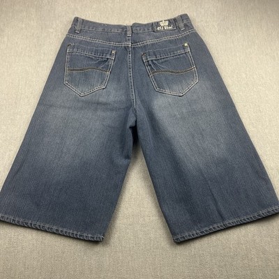 vintage y2k baggy jorts バギーパンツ　2点セット Vintage Y2k Old Skool Baggy Jorts Mens 35* Dark Blue Skater Grunge