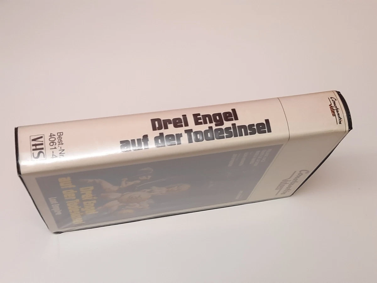 Drei Engel auf der Todesinsel 1984 VHS German PAL Video Großbox The Lost Empire