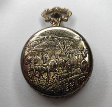 stage coach and horses pocket …