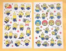 Minions Sticker Sheet, Lot Of 2