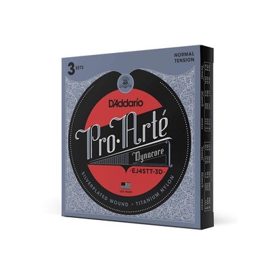 D Addario Pro Arte Dynacore Classical Guitar Strings Normal Tension Titanium