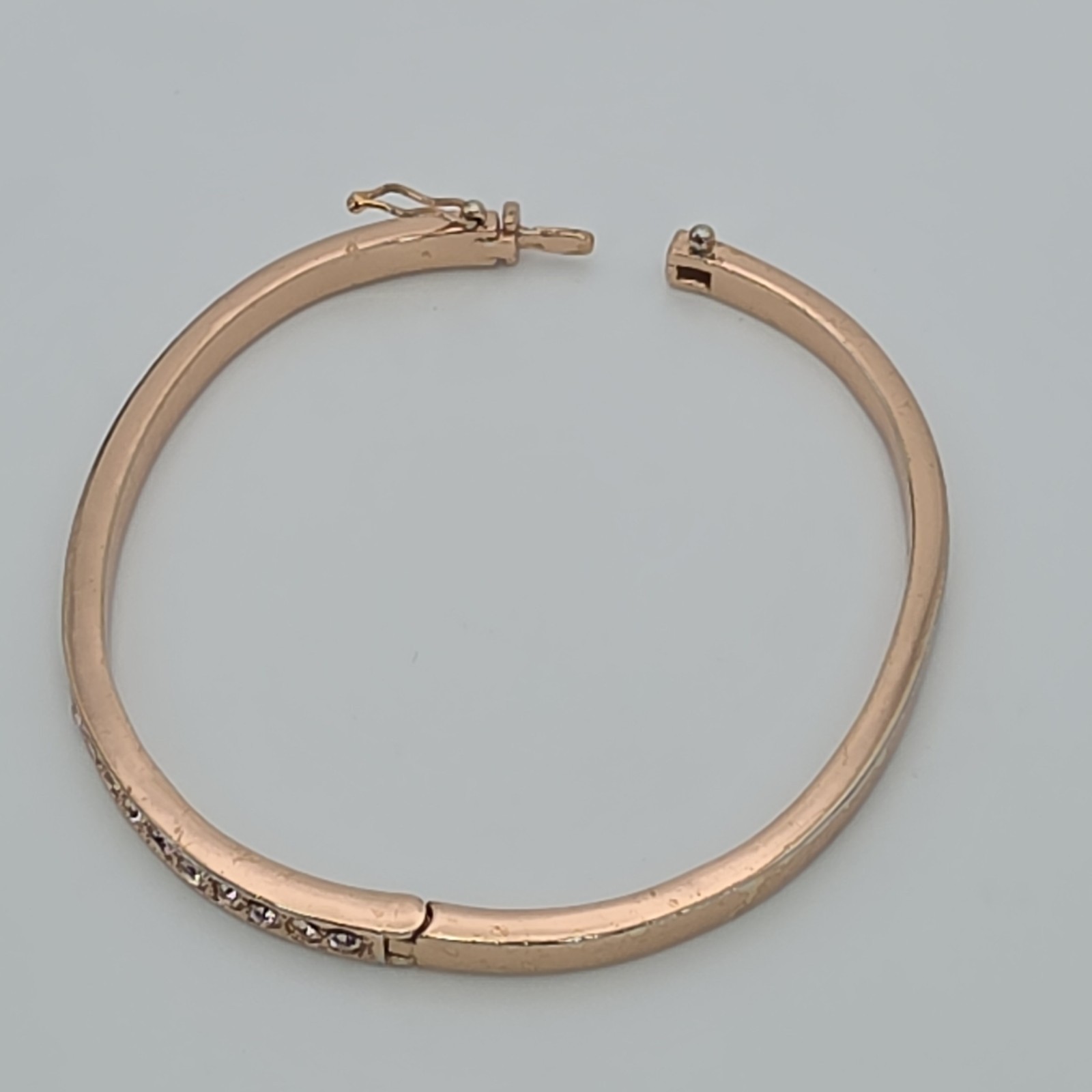 Vtg GIVENCHY  Signed Bangle Bracelet SWAROVSKI Cr… - image 5