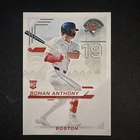 2025 Panini Prospect Edition Roman Anthony RC Boston Red Sox