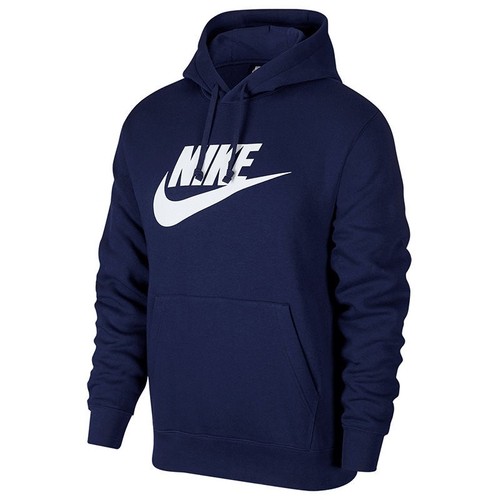 NIKE Felpa con Cappuccio Uomo BV2973 Abbigliamento Sportivo Club Pile Grafica Pullover Felpe S-XL - Foto 8 di 21