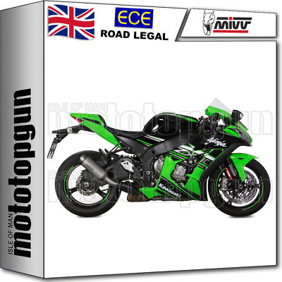 MIVV EXHAUST GP-PRO TITANIUM KAWASAKI ZX-10 ZX10 R 2016 16 2017 17