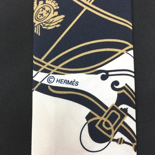 HERMES Ex-Libris Twilly Seide 100% Schal Mehrfarbig/HE4774 - Bild 7 von 8