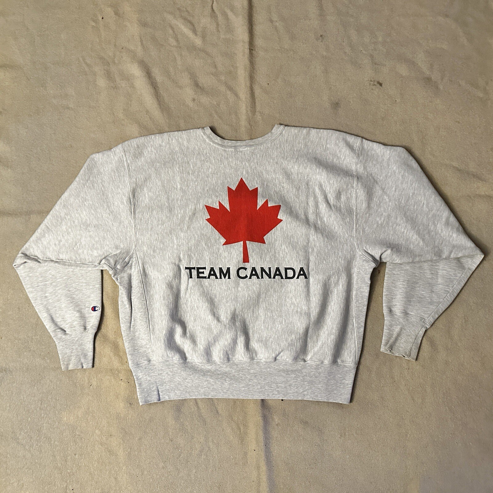 Vintage 1990'S Champion University of Wisconsin college sweatshirt, size XL, men's cotton gray type Vintage Second Hand