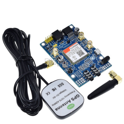 SIM808 GSM GPRS Module GPS Devolpment Board + Antenne Dual Band 900/1800 MHz