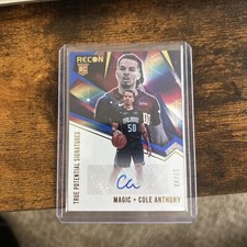 2020-21 Recon True Potential Signatures Cole Anthony Blue /49