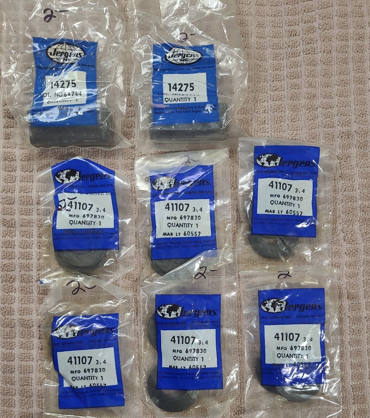 Lot of JERGENS Machinist Tooling/Parts 8 Bags, 41107, 14275. eBay