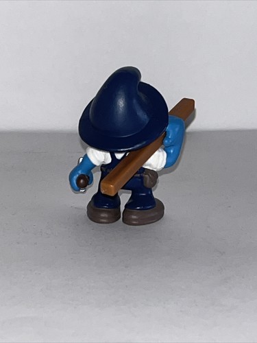 Smurfs 20471 Carpenter Handy Smurf Chippie Rare Vintage Figure Toy Figurine Peyo - Picture 3 of 6
