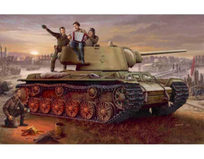 Trumpeter Scale Models 360 1/35 Russian KV-1 Model 1942 Lightweight Cast Turret