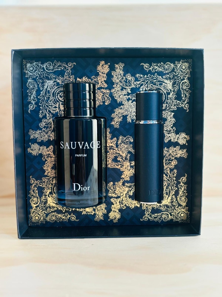 Dior Sauvage Parfum 60ml ギフトボックス付き DIOR Sauvage Eau De Toilette Gift Set 3 Pcs. | eBay