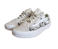 VANS Old Skool Bandana Skull Trainers, Halloween - Style 36 - UK Size 7