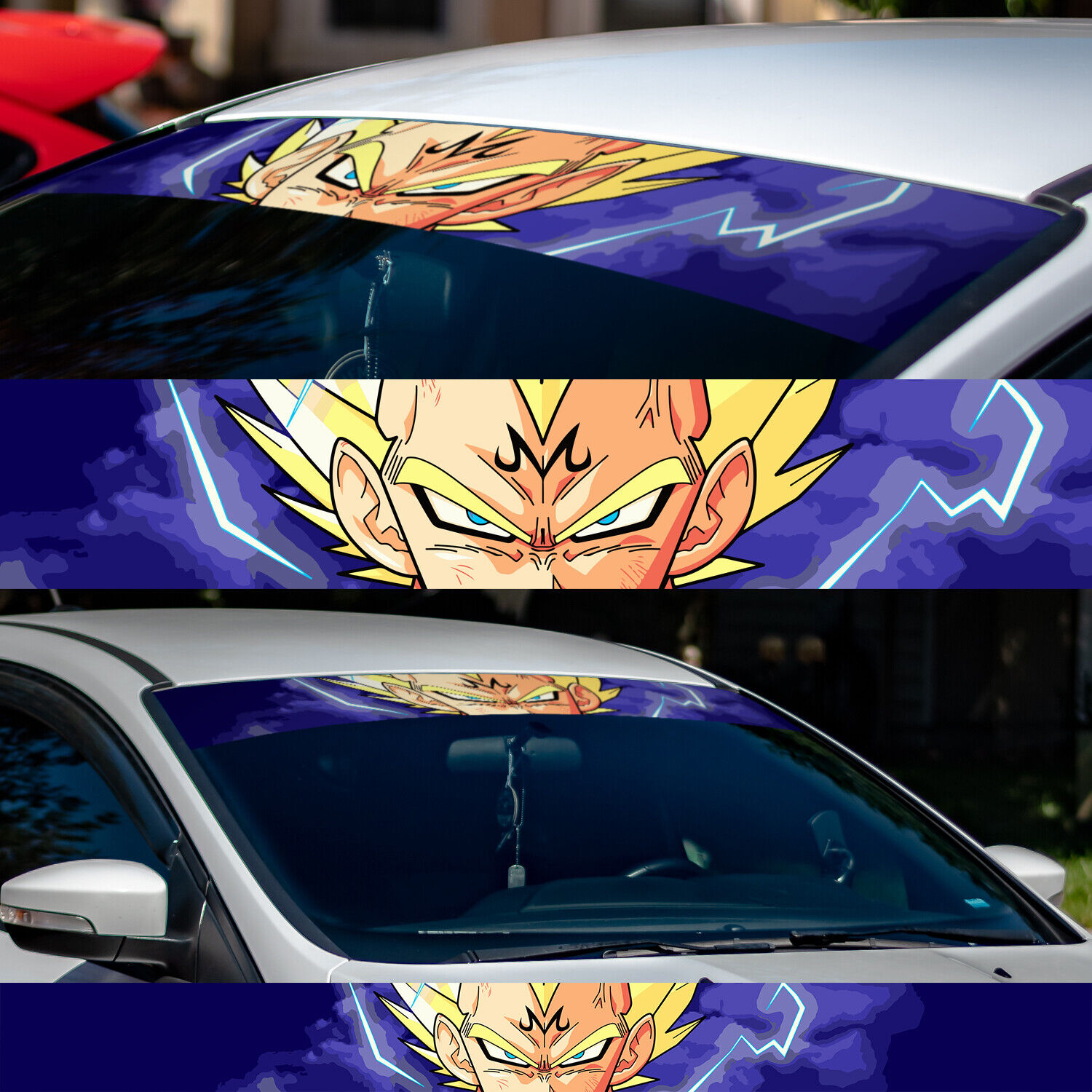 SRBB0275 Vegeta Final Flash Car Window Decal Sticker anime DRAGON