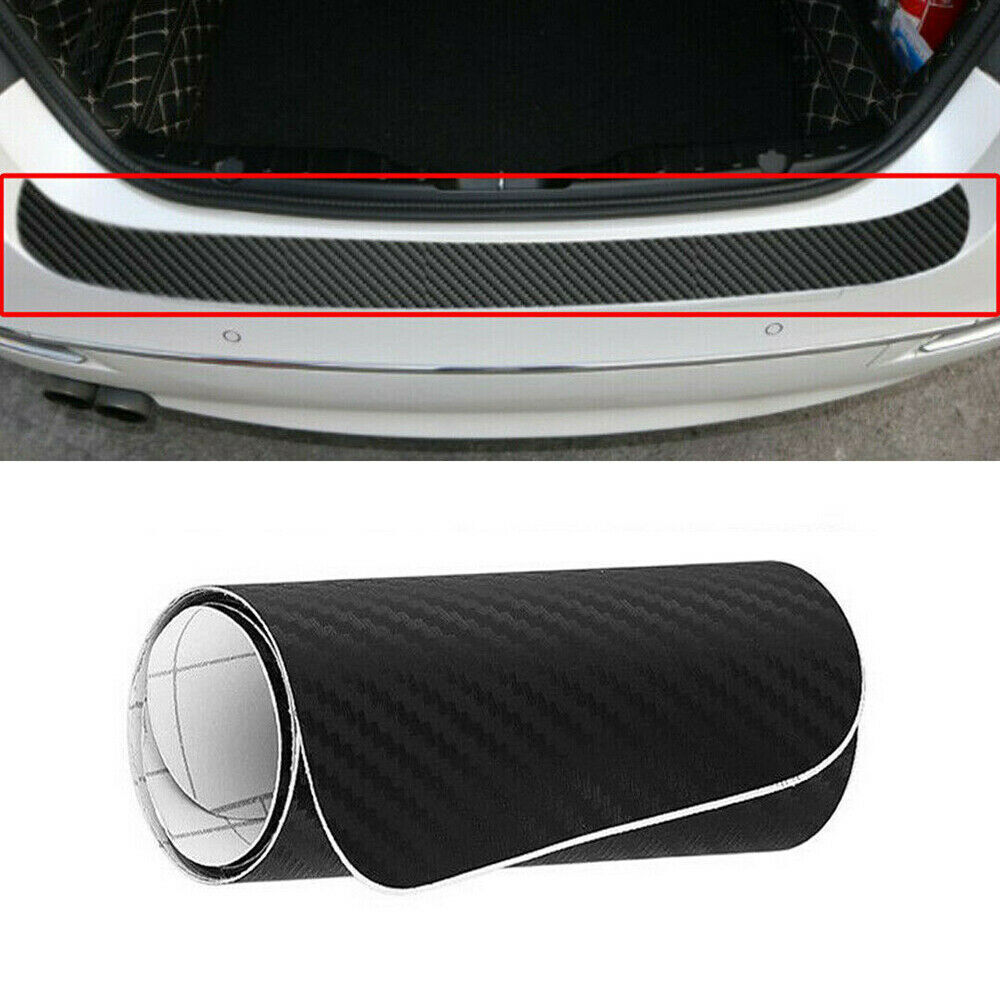 Car Rear Bumper Trunk Protector Corner Trim Sticker Carbon Fiber Accessories Car