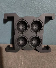 Silicone Round Ice Cube Maker (Bumpy Design) For Cocktails/Whiskey (Lot Of 2)