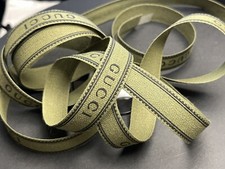 10 Yards of Gucci Green Grosgrain Signature Ribbon Made in Italy 100 Authentic