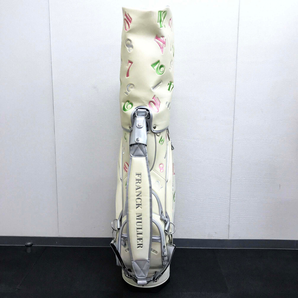 AUTHENTIC FRANCK MULLER Miyakojima Caddy bag golf bag Silver