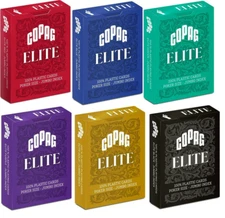 6 Decks Copag Elite 100% Plastic Playing Cards - Poker Size Jumbo Index