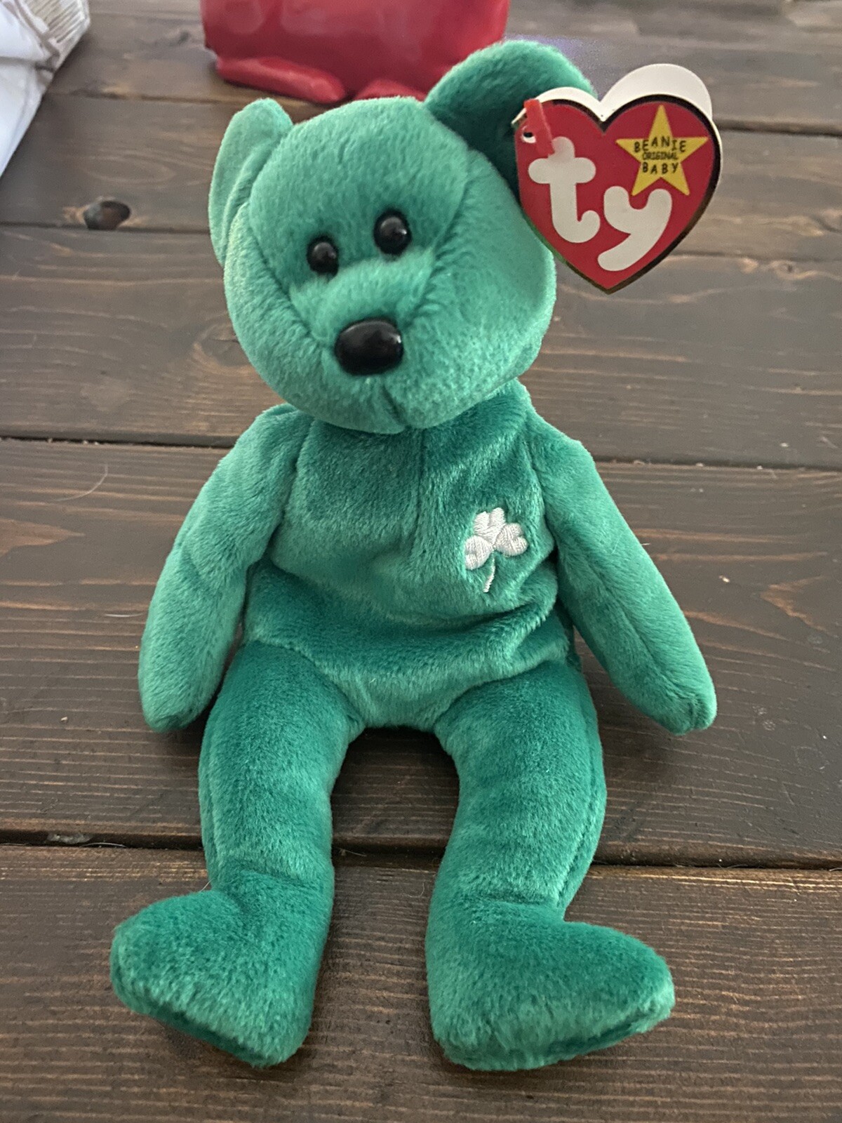 Ty Beanie Baby Erin The Bear 1997 Retired! Rare With Tag Errors