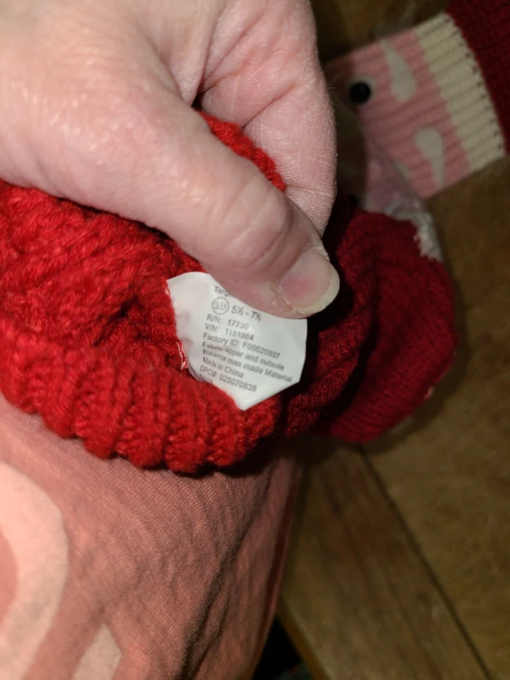 Nick and Nora "Santa Slipper Socks" - Talla 5 1/2 - 7 1/2 Foto 4 de 4