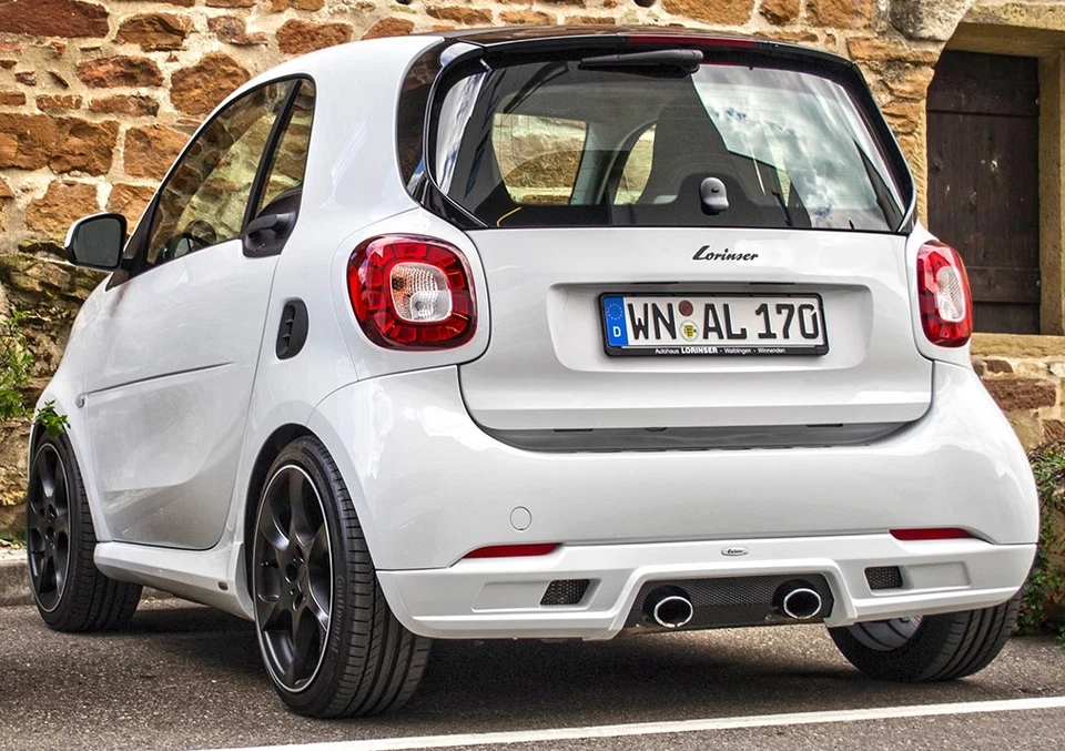 Lorinser Speedy smart 453 fortwo forfour Alufelgen Sommerreifen schwarz RDKS - Bild 4 von 4