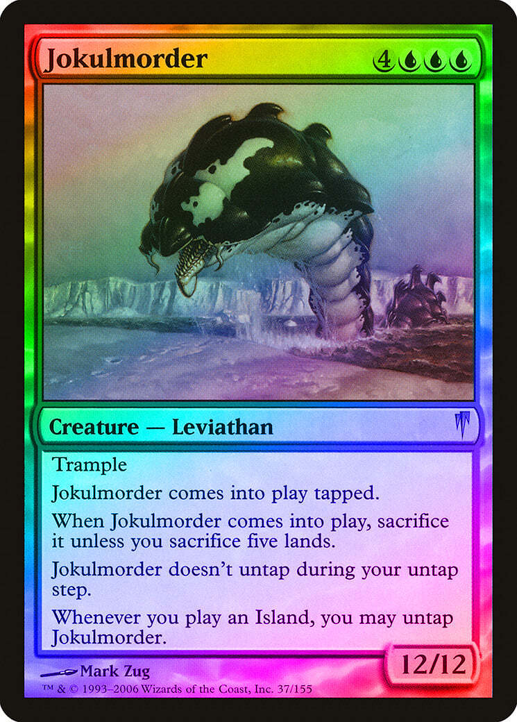 Jokulmorder FOIL Coldsnap NM Blue Rare MAGIC THE GATHERING