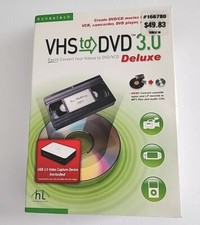 Honestech VHS To DVD 3.0 Deluxe Convert Videos To DVDs New Sealed Box
