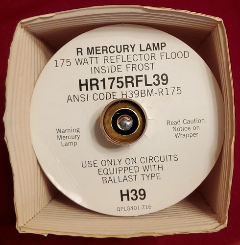 NOS GE HID HR175RFL39 175W R40 Frosted Reflector Flood 24058 medium base - Picture 3 of 7