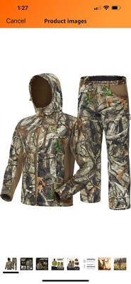 TIDEWE Hunting Clothes for Men with Fleece Lining, Safety Strap