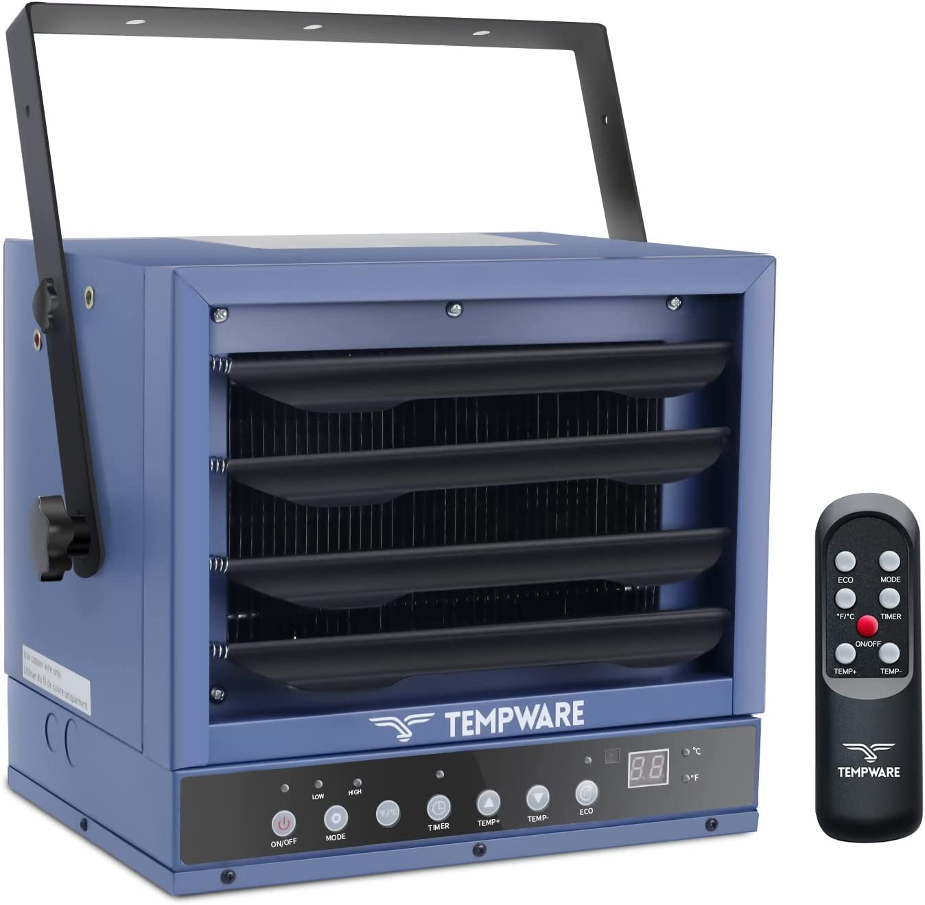 Electric Garage Heater, 7500-Watt Digital Fan-Forced Ceiling Mount Shop  Heater w | eBay