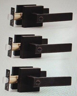 KNOBWELL Oil Rubbed Bronze Interior Door Handles,       474