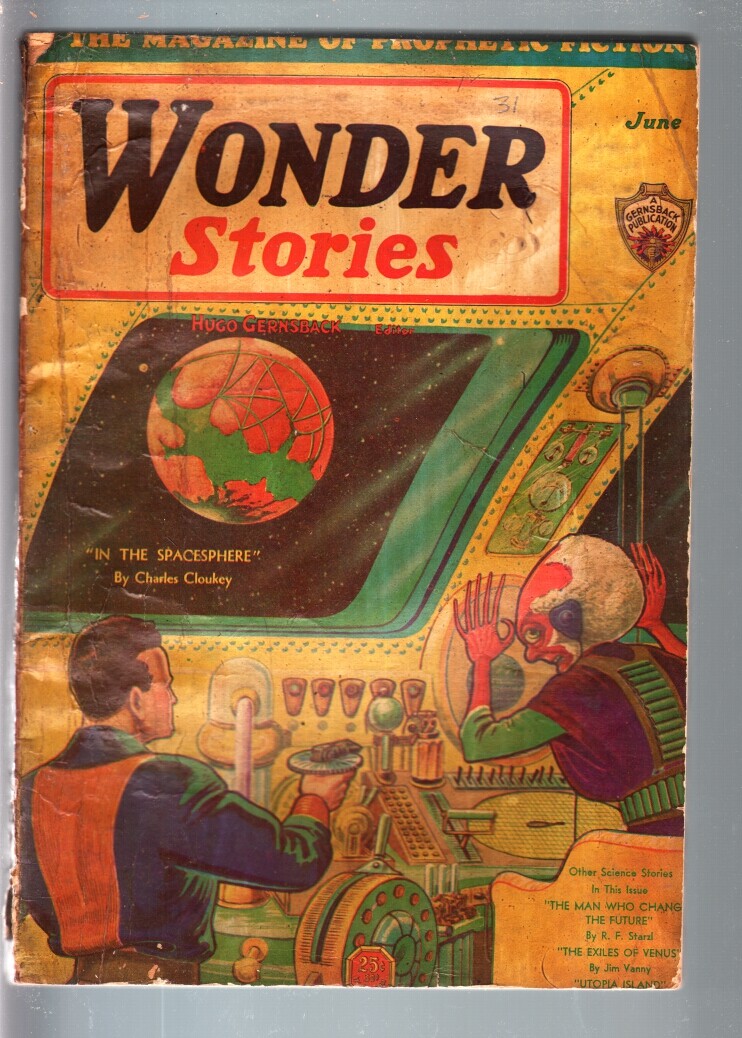 珍品 1931 PULP MAGAZINE: 'WONDER STORIES' 珍品 1931 PULP MAGAZINE: 'WONDER STORIES'
