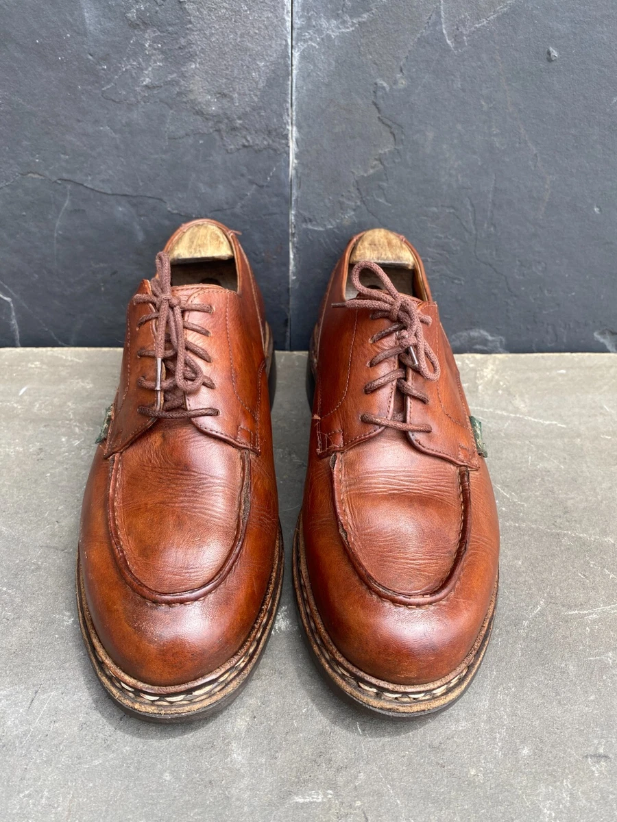 Paraboot Shoes Leather Brown Chambord/Tex Moc Golf UK 6.5 | US 7.5