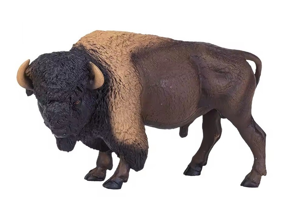 American Bison Animal Toy PVC Action Figure Doll Kids Model Toys Party Gifts