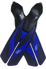 SIER-FINS soft silcone full foot w/back straps. Medium (Men 6-7 Womens 7-8)