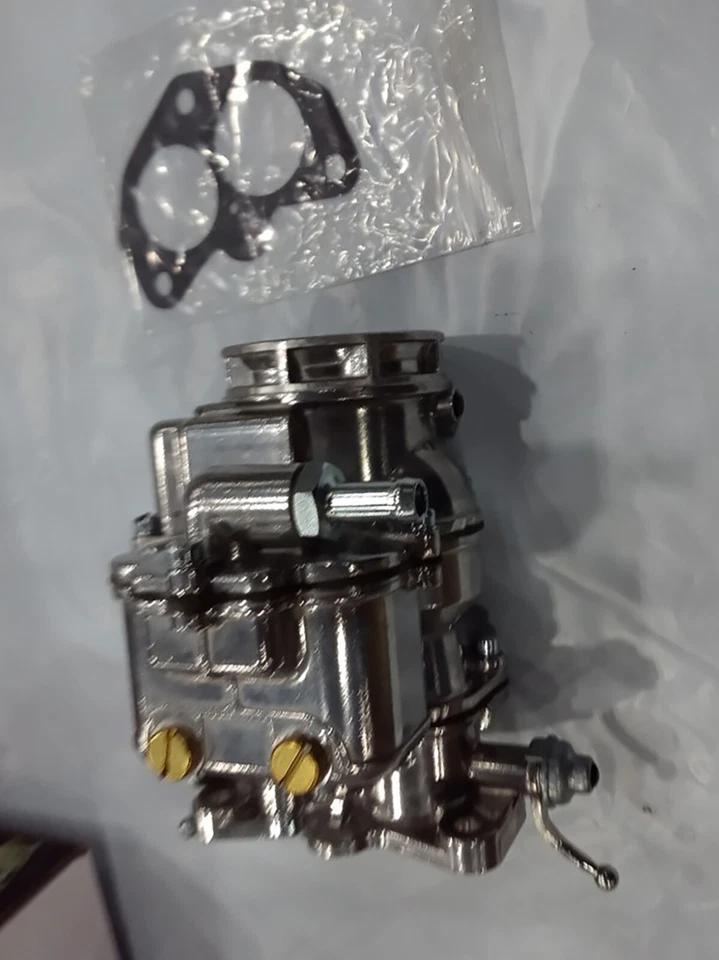 Carburador de cabeza plana Holley 94 V8 usado para camioneta Ford Cars 1939-1953 239"-272" Foto 4 de 4