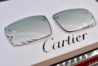 Cartier big c diamond cut lenses wood horn trivex Sunglasses