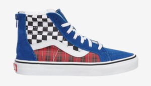 red plaid vans