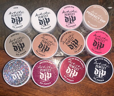 Artistic Perfect Dip ~ Dip Powder! Lot Of 12 -23g/0.8oz Great Colors! New