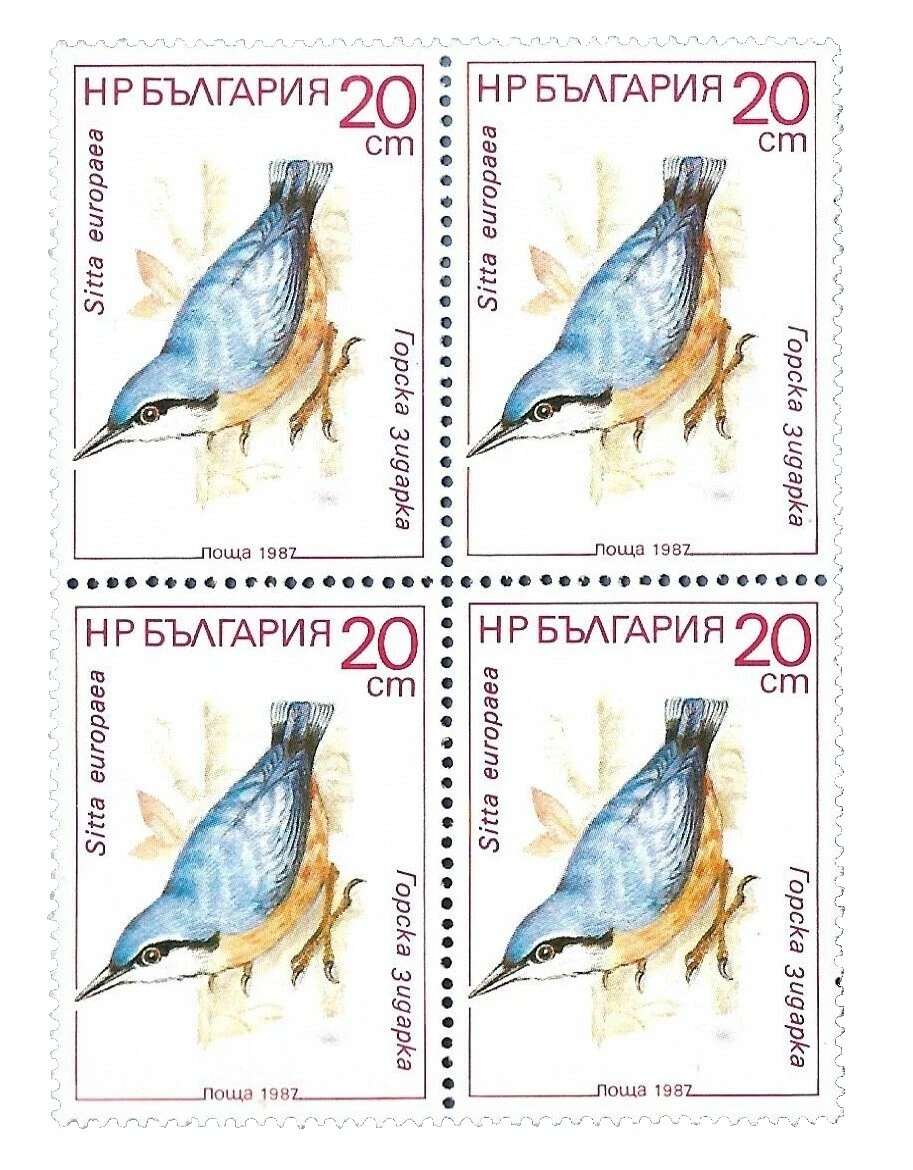 Aves en excelente estado nunca abisagrado/estampillada sin montar o nunca montada estampillas de Bulgaria