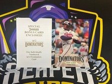Ron Gant 1994 Donruss Jumbo 90's Dominators Numbered /10,000
