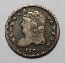 1831 Capped Bust Half Dime LW971
