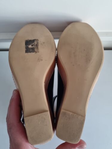 Zapatos para mujer ROBERT CLERGERIE CUÑAS TACONES de cuero negro talla UK 37 - Imagen 21 de 24